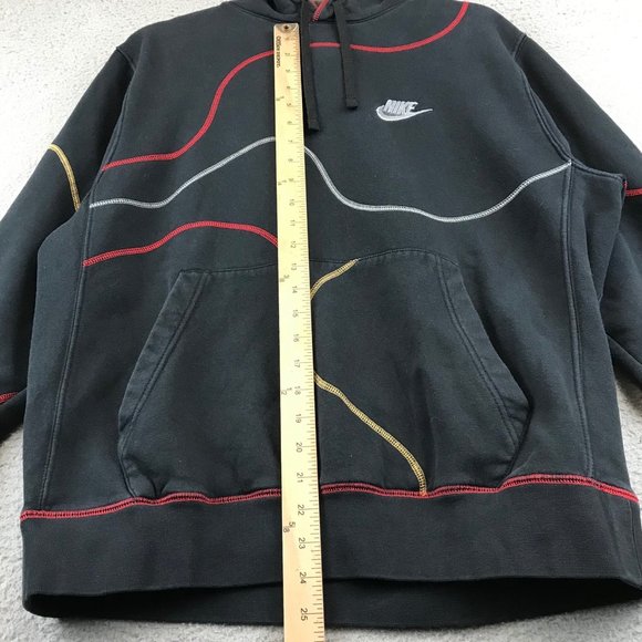 Nike Men's sweatshirt Hoodie Multicolor Pattern - Picture 3 of 8